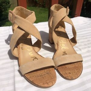 Sam Edelman Creme Mule Sandals